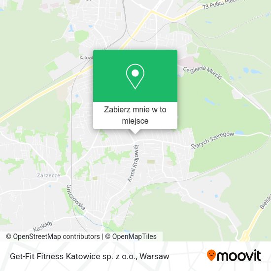 Mapa Get-Fit Fitness Katowice sp. z o.o.