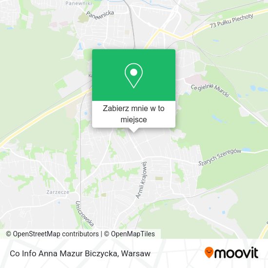 Mapa Co Info Anna Mazur Biczycka