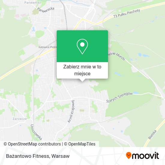 Mapa Bażantowo Fitness