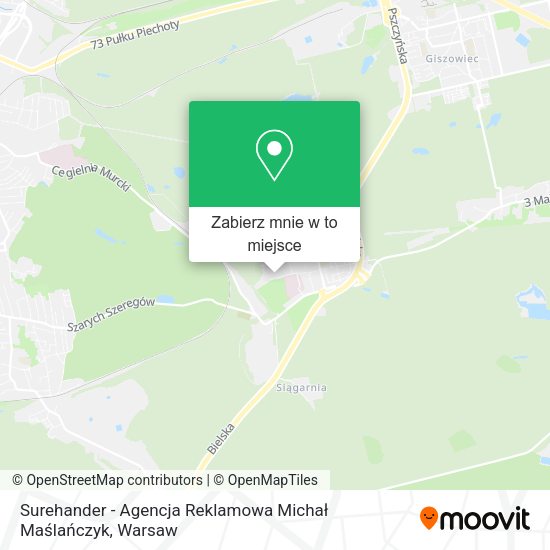 Mapa Surehander - Agencja Reklamowa Michał Maślańczyk