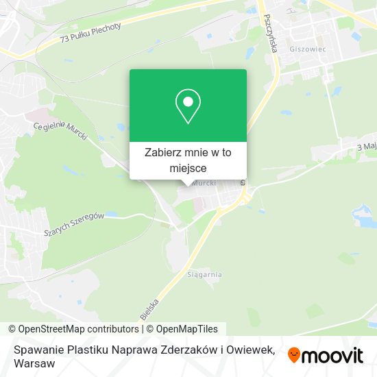 Mapa Spawanie Plastiku Naprawa Zderzaków i Owiewek