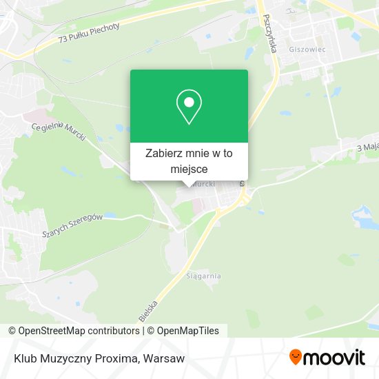 Mapa Klub Muzyczny Proxima