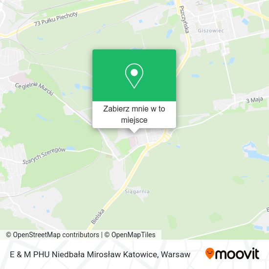 Mapa E & M PHU Niedbała Mirosław Katowice