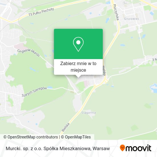 Mapa Murcki. sp. z o.o. Spółka Mieszkaniowa