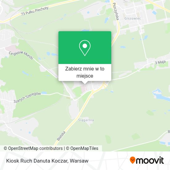 Mapa Kiosk Ruch Danuta Koczar