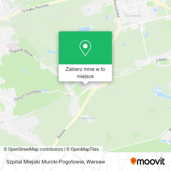 Mapa Szpital Miejski Murcki-Pogotowie