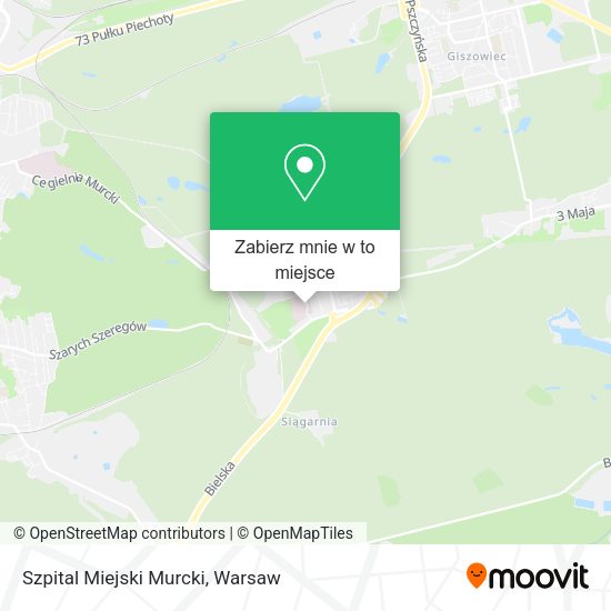 Mapa Szpital Miejski Murcki