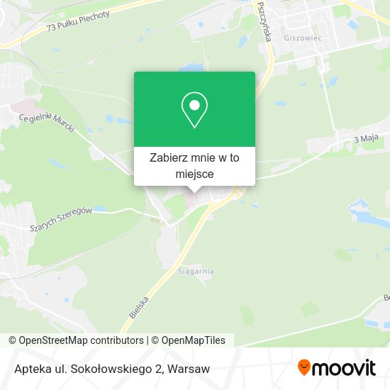 Mapa Apteka ul. Sokołowskiego 2