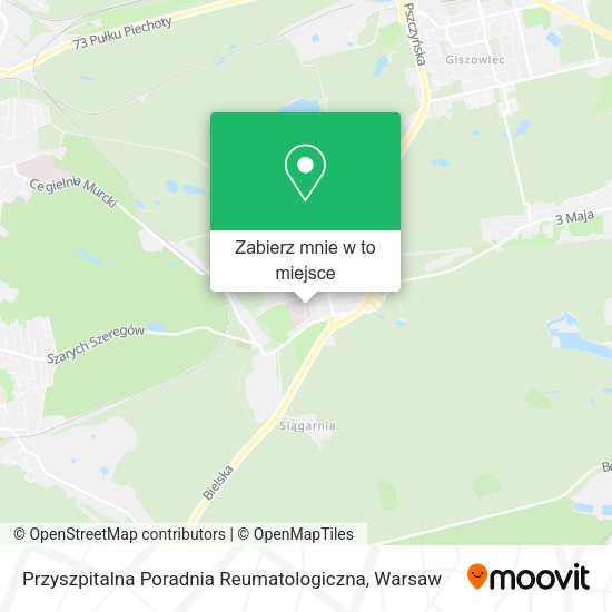 Mapa Przyszpitalna Poradnia Reumatologiczna