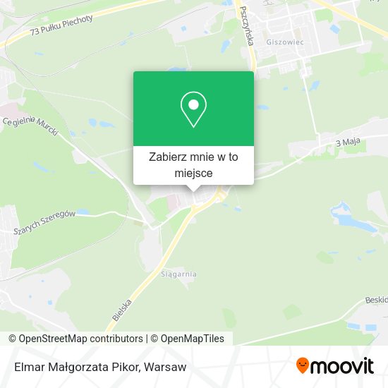 Mapa Elmar Małgorzata Pikor