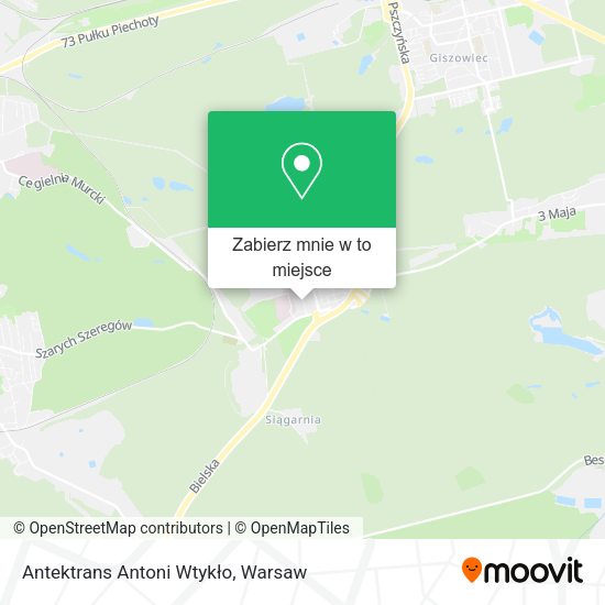 Mapa Antektrans Antoni Wtykło