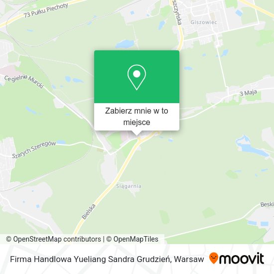 Mapa Firma Handlowa Yueliang Sandra Grudzień