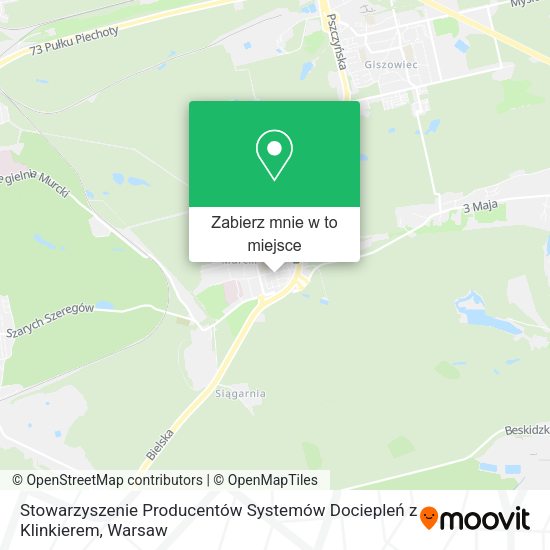 Mapa Stowarzyszenie Producentów Systemów Dociepleń z Klinkierem