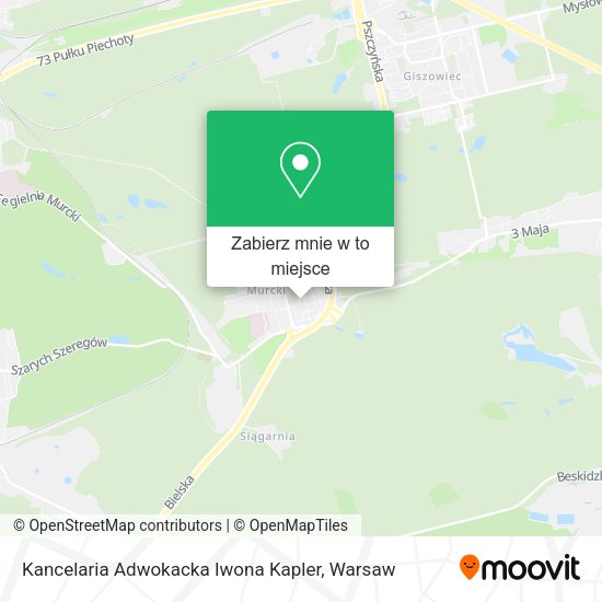 Mapa Kancelaria Adwokacka Iwona Kapler