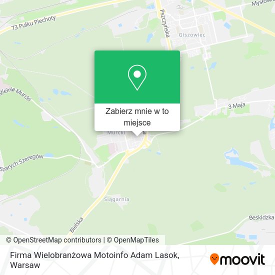 Mapa Firma Wielobranżowa Motoinfo Adam Lasok