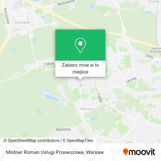 Mapa Mildner Roman Uslugi Przewozowe