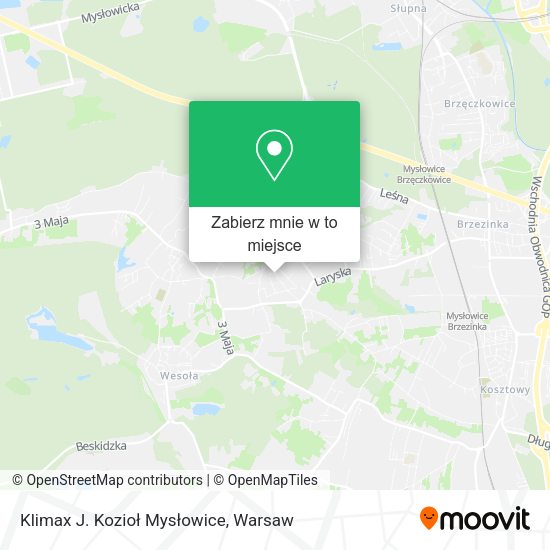 Mapa Klimax J. Kozioł Mysłowice