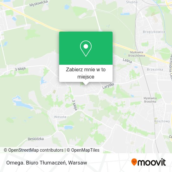 Mapa Omega. Biuro Tłumaczeń