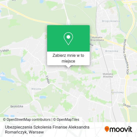 Mapa Ubezpieczenia Szkolenia Finanse Aleksandra Romańczyk