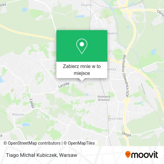 Mapa Tiago Michał Kubiczek