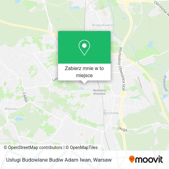 Mapa Usługi Budowlane Budiw Adam Iwan