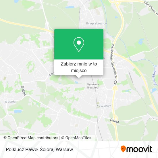 Mapa Polklucz Paweł Ściora