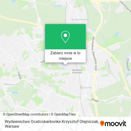 Mapa Wydawnictwo Ocalicskarbonke Krzysztof Olejniczak