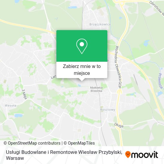 Mapa Usługi Budowlane i Remontowe Wiesław Przybylski