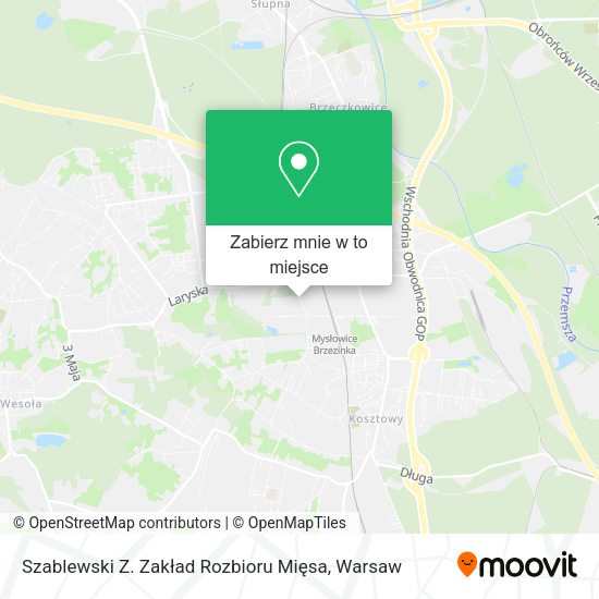 Mapa Szablewski Z. Zakład Rozbioru Mięsa