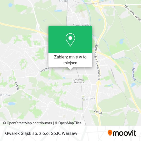 Mapa Gwarek Śląsk sp. z o.o. Sp.K