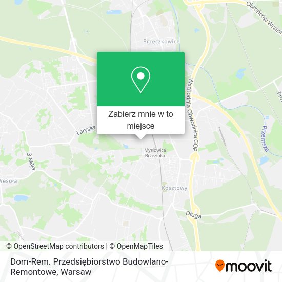 Mapa Dom-Rem. Przedsiębiorstwo Budowlano-Remontowe