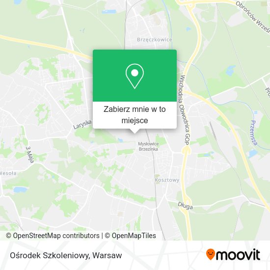 Mapa Ośrodek Szkoleniowy