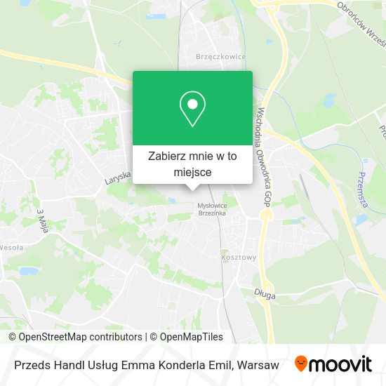 Mapa Przeds Handl Usług Emma Konderla Emil