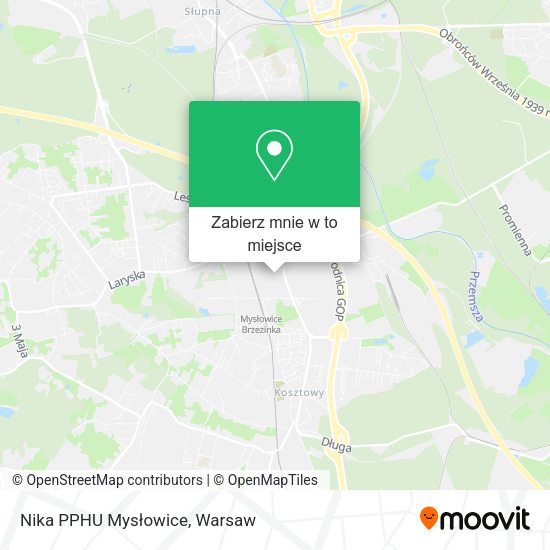 Mapa Nika PPHU Mysłowice