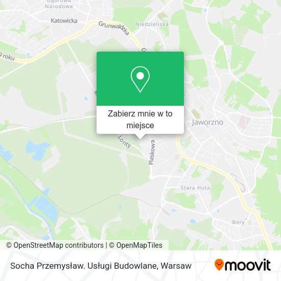 Mapa Socha Przemysław. Usługi Budowlane