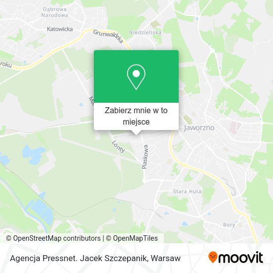 Mapa Agencja Pressnet. Jacek Szczepanik