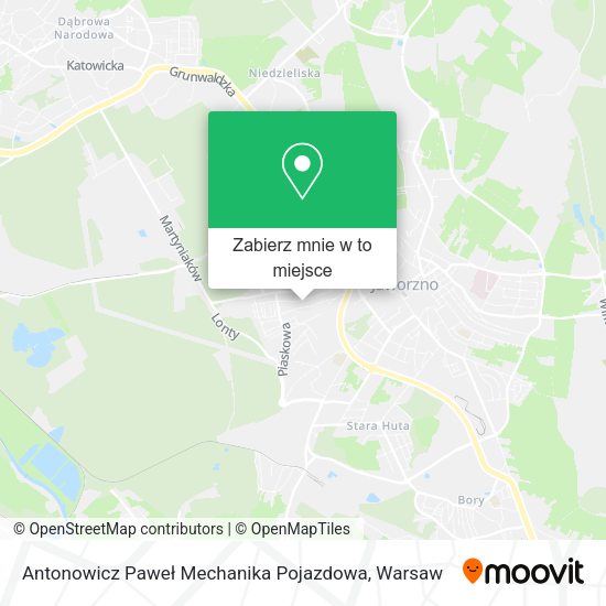 Mapa Antonowicz Paweł Mechanika Pojazdowa