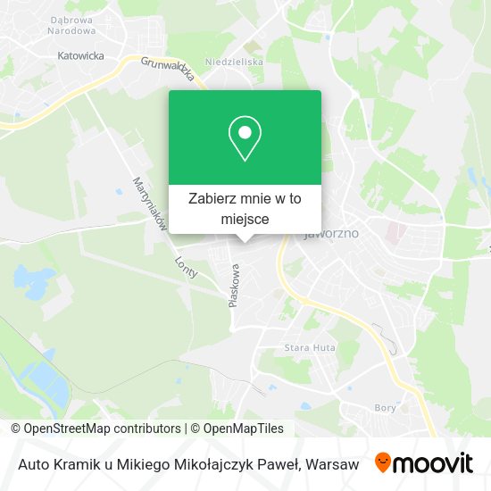 Mapa Auto Kramik u Mikiego Mikołajczyk Paweł