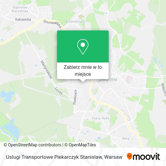 Mapa Uslugi Transportowe Piekarczyk Stanislaw