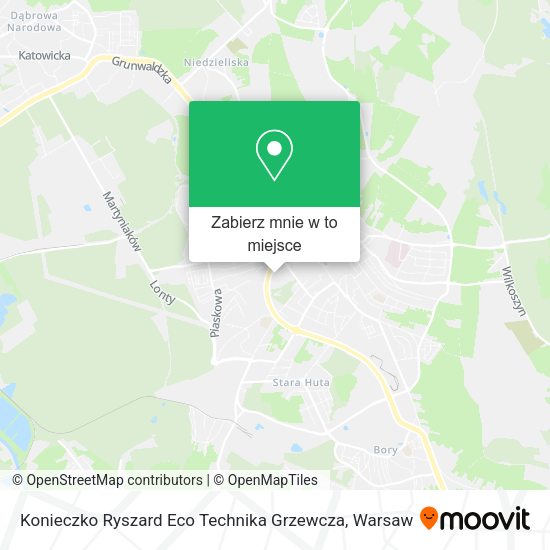 Mapa Konieczko Ryszard Eco Technika Grzewcza