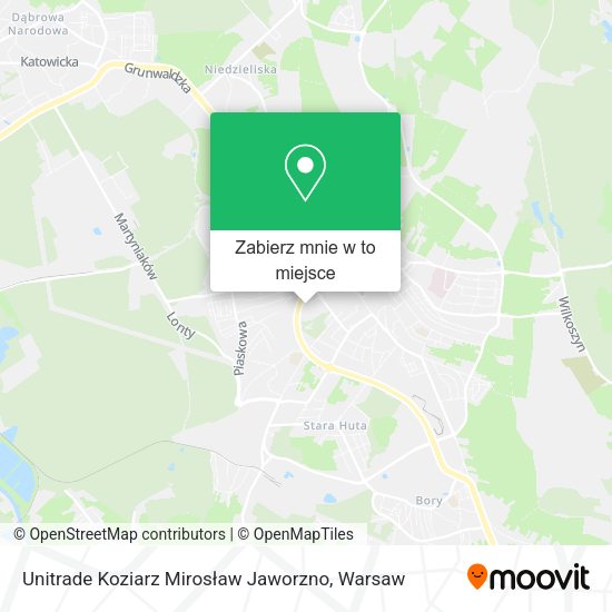 Mapa Unitrade Koziarz Mirosław Jaworzno