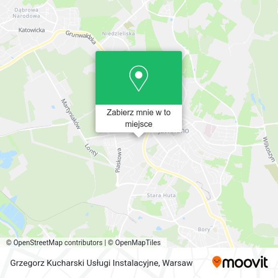 Mapa Grzegorz Kucharski Usługi Instalacyjne