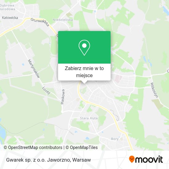 Mapa Gwarek sp. z o.o. Jaworzno