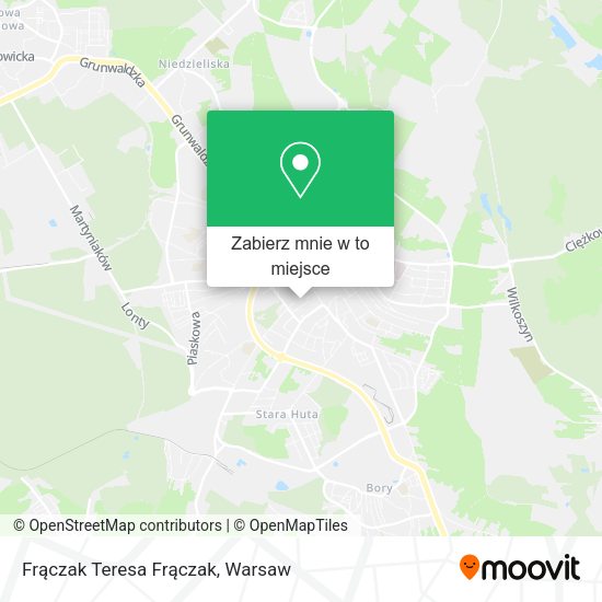 Mapa Frączak Teresa Frączak