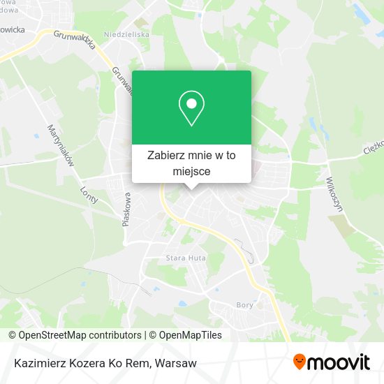 Mapa Kazimierz Kozera Ko Rem