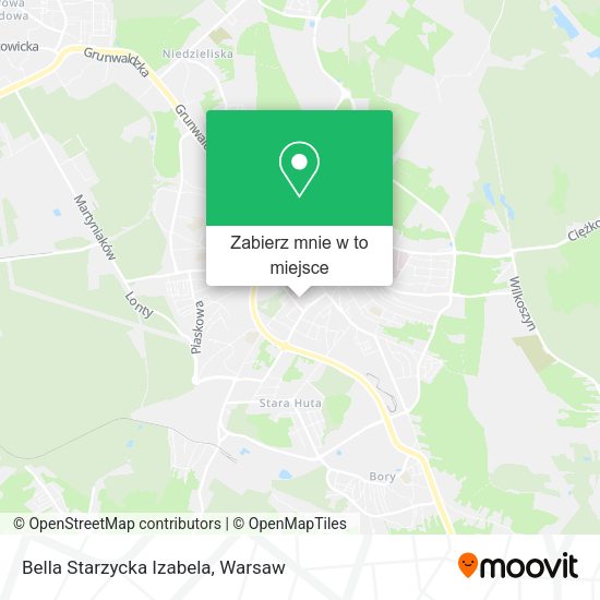 Mapa Bella Starzycka Izabela