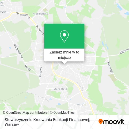 Mapa Stowarzyszenie Kreowania Edukacji Finansowej