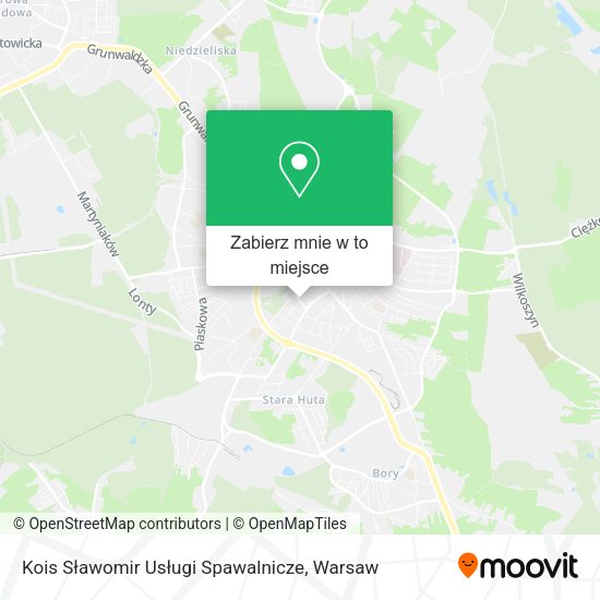 Mapa Kois Sławomir Usługi Spawalnicze