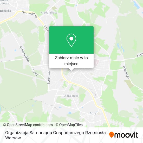 Mapa Organizacja Samorządu Gospodarczego Rzemiosła