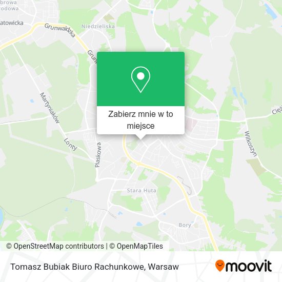 Mapa Tomasz Bubiak Biuro Rachunkowe